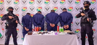 Erbil Security Forces Conduct Operation to Combat Drug Trade, Arrest Four Individuals