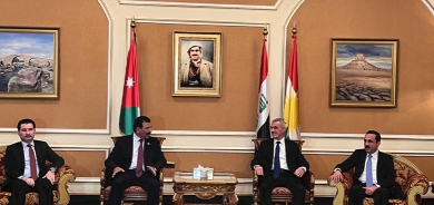 النائب الأول لرئيس مجلس النواب الأردني يصل إلى أربيل