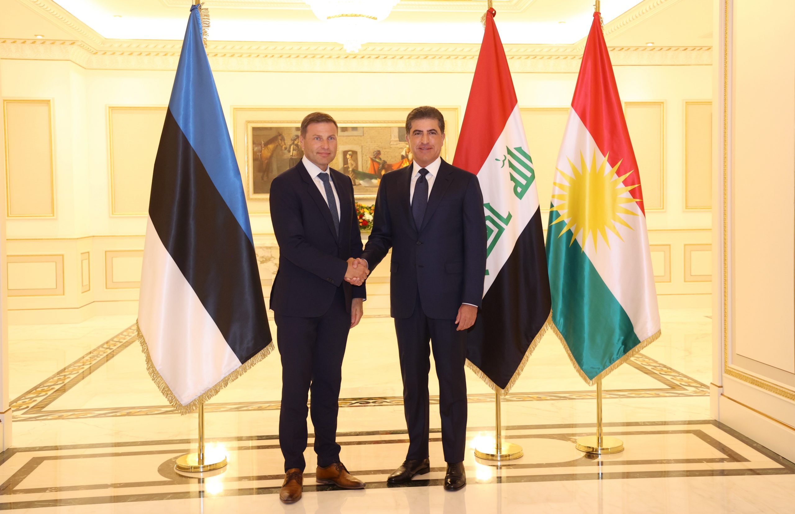 Kurdistan Leaders Meet Estonian Defense Minister to Fight Terrorism 