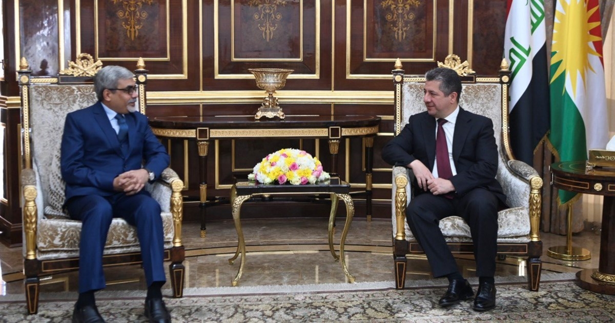 KRG Prime Minister meets with India’s new Consul General in Kurdistan Region