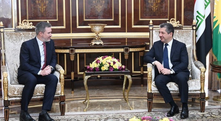 Kurdistan Region Prime Minister Meets Outgoing Canadian Ambassador to Iraq