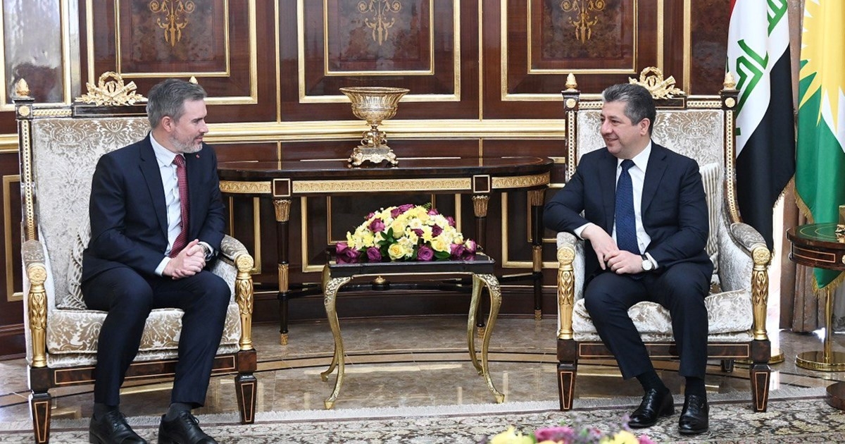 Kurdistan Region Prime Minister Meets Outgoing Canadian Ambassador to Iraq