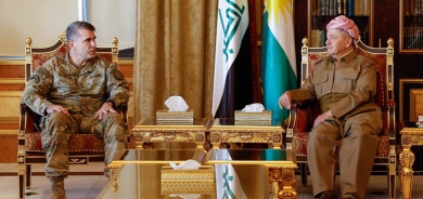 الرئيس بارزاني يستقبل وفدا رفيع المستوى لقوات التحالف في العراق وسوريا