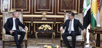 KRG Prime Minister Welcomes French Charge d'Affaires in Iraq