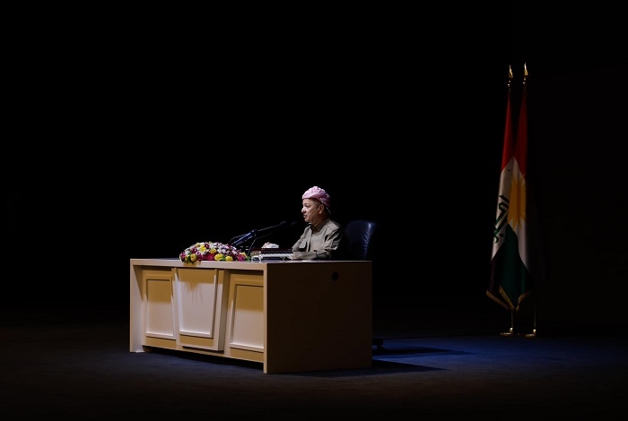 KDP President Barzani Addresses Concerns and Ongoing Conflict During Visit to Duhok Province