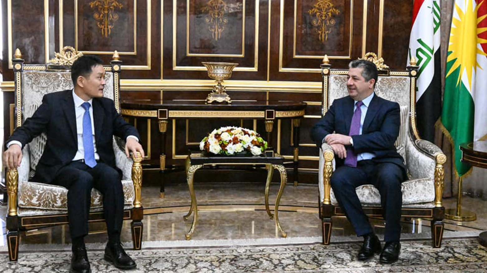 رئيس حكومة كوردستان يستقبل القنصل العام لكوريا الجنوبية