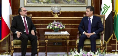 نيجيرفان بارزاني ووزير خارجية النمسا يبحثان أوضاع العراق والمنطقة