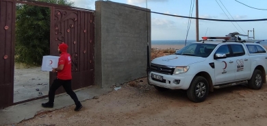 ناردنی هاوکاری مرۆیی لەلایەن مانگی سووری تورکیاوە بۆ لیبیا