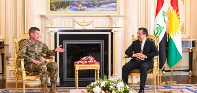 Prime Minister Barzani Meets with Operation Inherent Resolve Commander