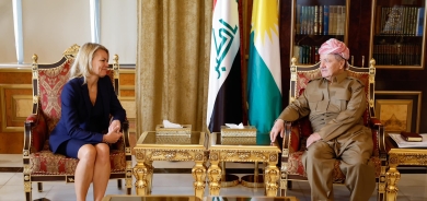 President Massoud Barzani Meets British Consul General in Erbil, Celebrates Bilateral Relations