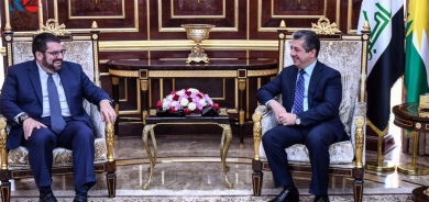 رئيس حكومة إقليم كوردستان يستقبل القائم بالأعمال في السفارة الأمريكية لدى العراق