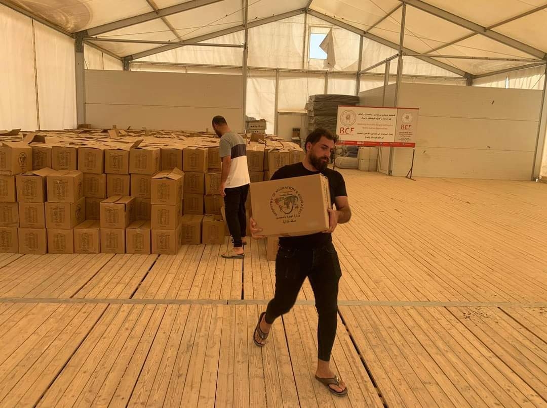 Kurdish Barzani Charity Foundation Distributes Food Parcels to Thousands of Internally Displaced Persons in Kurdistan Region