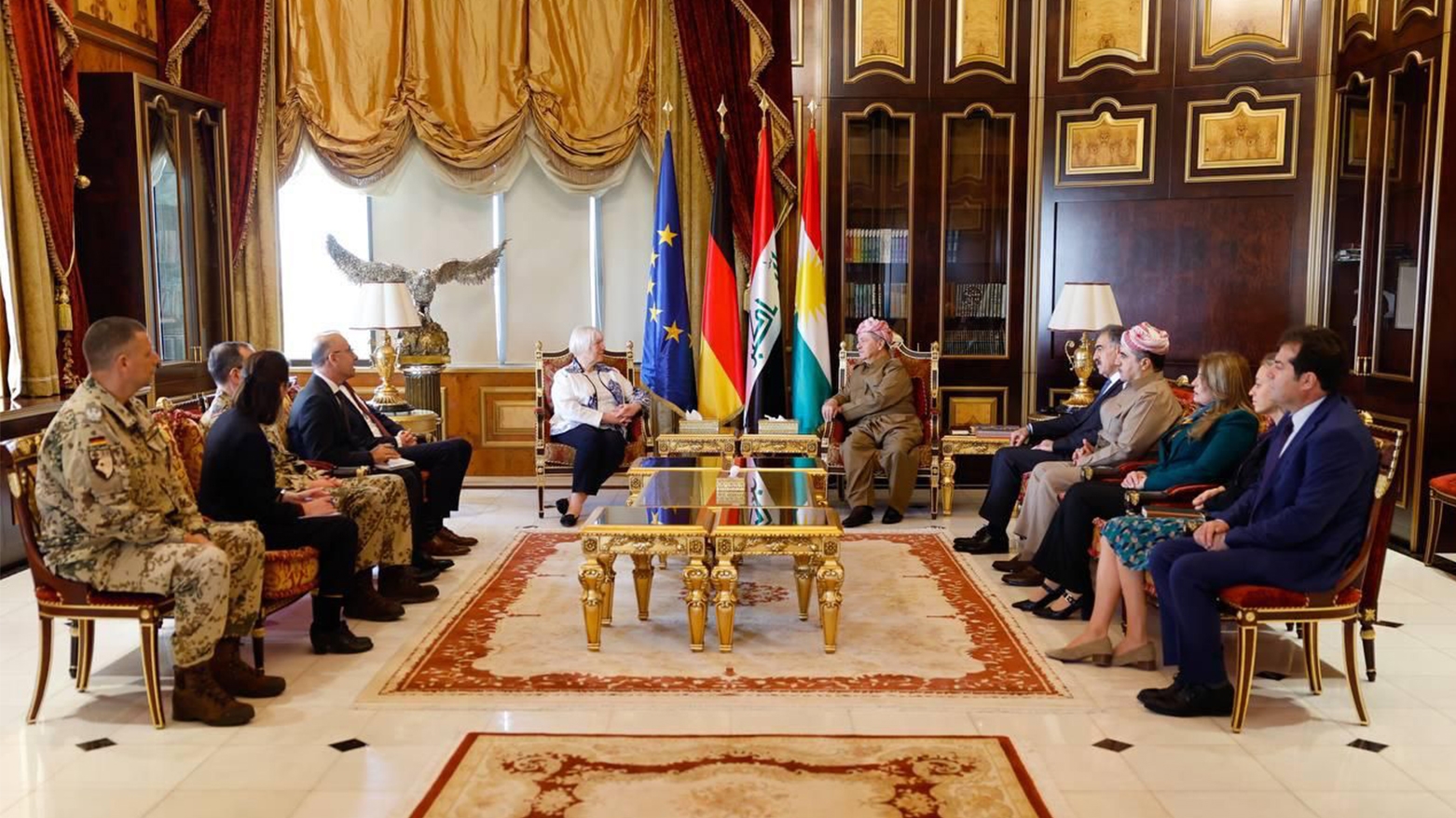 الرئيس بارزاني يستقبل سفيرة ألمانيا الجديدة لدى العراق