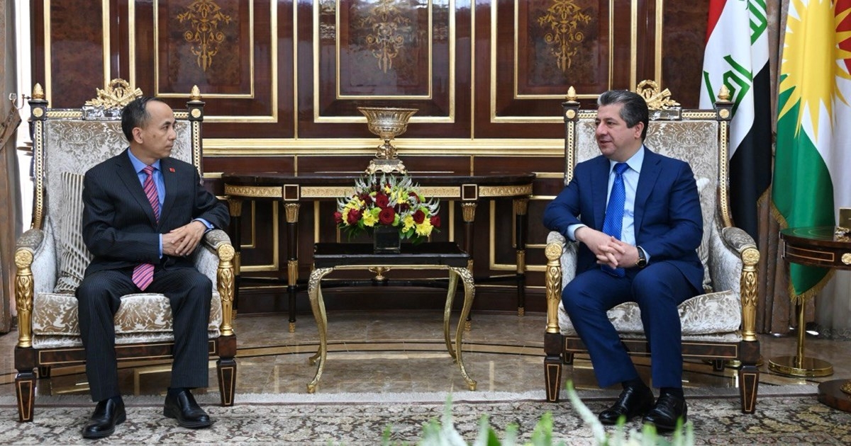 Kurdistan Region Prime Minister Meets with New Chinese Consul General
