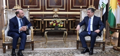 مسرور بارزاني والسفير البلجيكي لدى العراق يبحثان تعزيز العلاقات التجارية بين إقليم كوردستان وبلجيكا