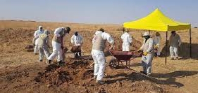 فتح 4 مقابر جماعية للإيزيديين قتلهم تنظيم داعش في سنجار