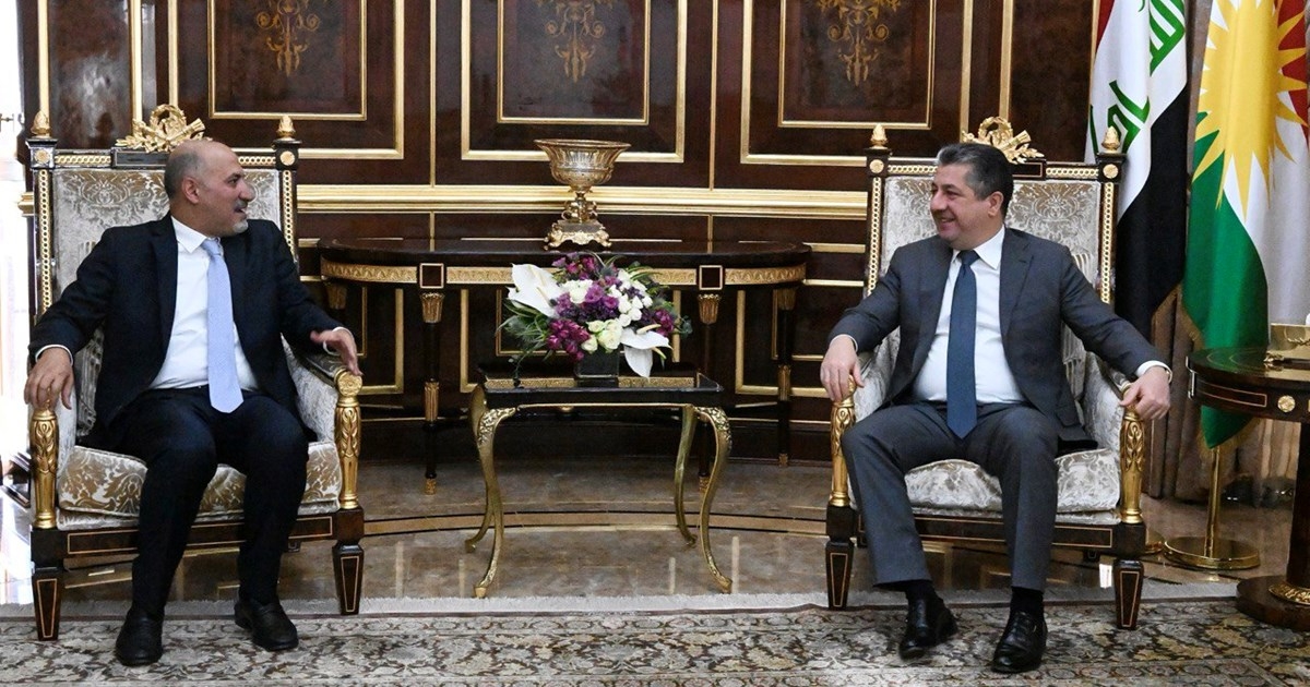 KRG Prime Minister Receives Leader of Syria’s al-Ghad Movement