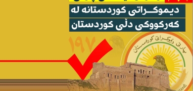 لیستی 197ی پارتی دیموكراتی كوردستان  پێكەوە ژیان هاوبەشی خۆشگوزەرانی   