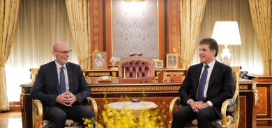 President Nechirvan Barzani and UK Ambassador Discuss Bilateral Ties, Erbil-Baghdad Relations, and Regional Stability