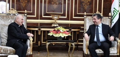 رئيس حكومة إقليم كوردستان يستقبل البطريرك الكاردينال لويس ساكو