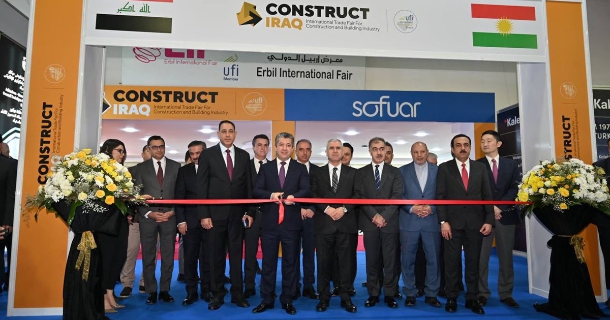Erbil International Building Materials Exhibition Inaugurated by Kurdistan Regional Government Prime Minister