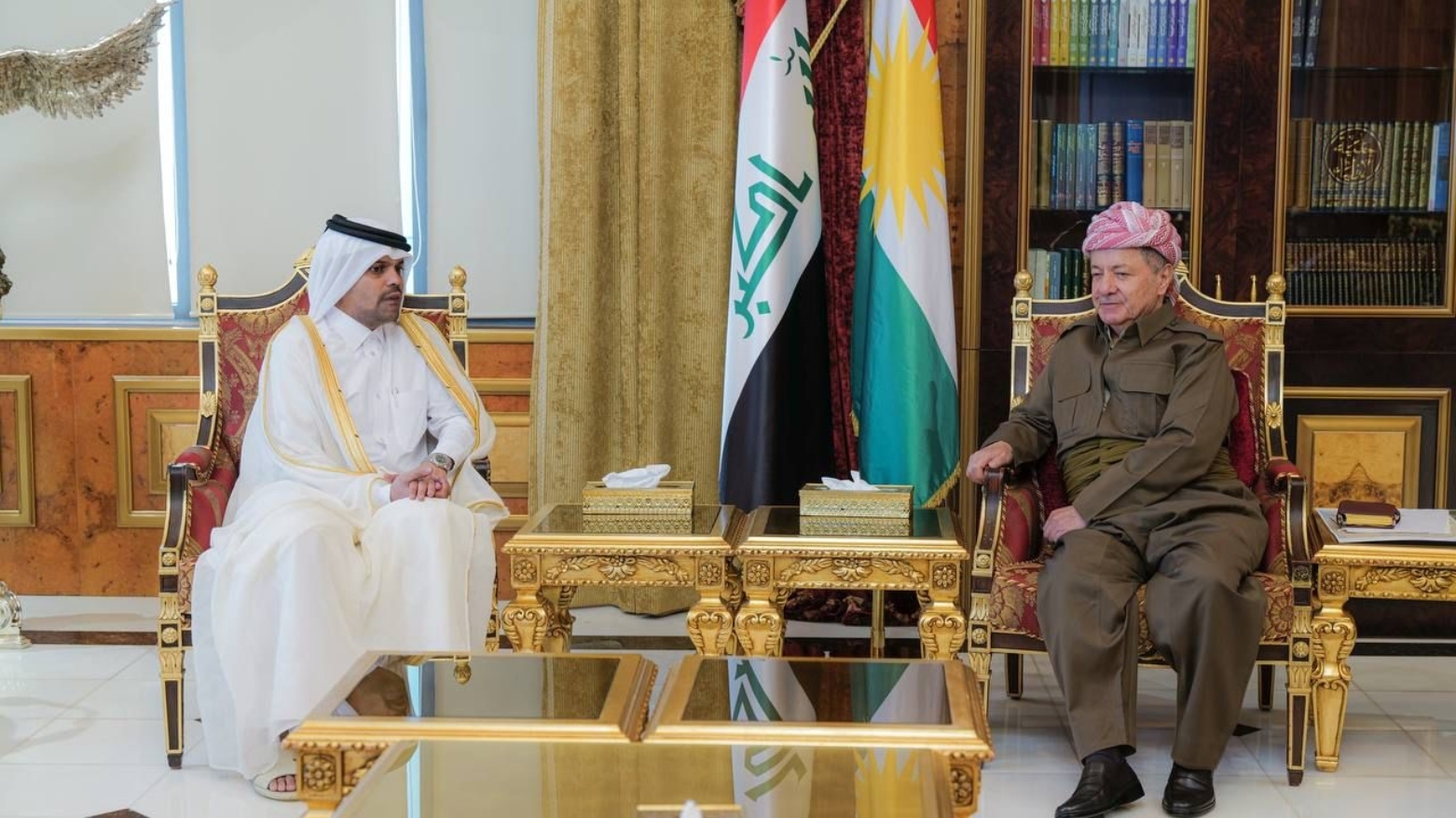 President Barzani Welcomes Qatar's First Consul in Erbil, Paving the Way for Diplomatic Collaboration