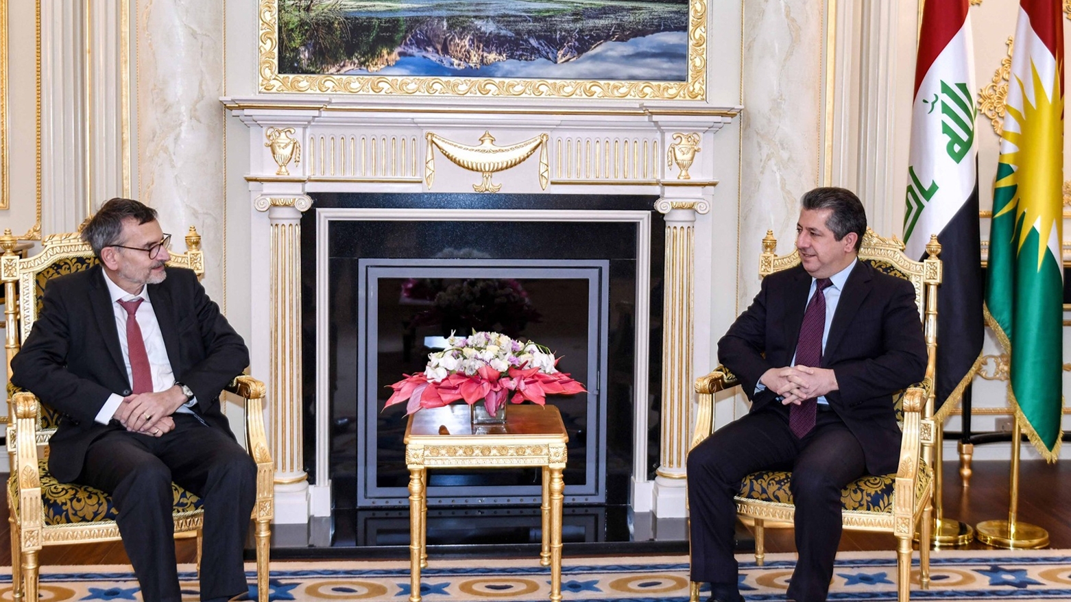 رئيس حكومة إقليم كوردستان يستقبل وفداً من الأمم المتحدة