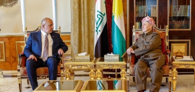 Kurdish Leader Massoud Barzani and Iraqi Defense Minister Discuss Political and Security Developments in Erbil