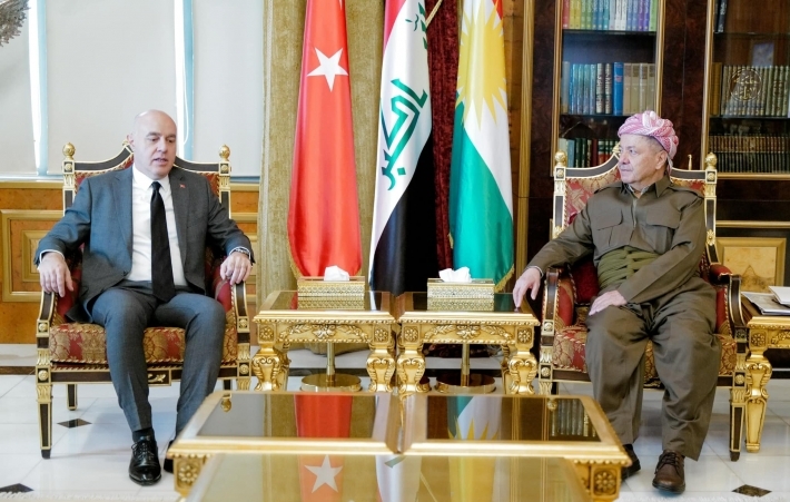 الرئيس بارزاني يلتقي سفير تركيا لدى العراق