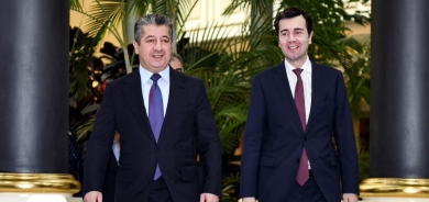 رئيس حكومة إقليم كوردستان يستقبل القنصل اليوناني الجديد