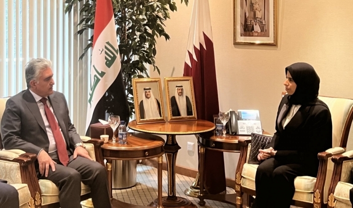 وزير داخلية كوردستان يلتقي وزيرة الدولة لشؤون التعاون الدولي في قطر