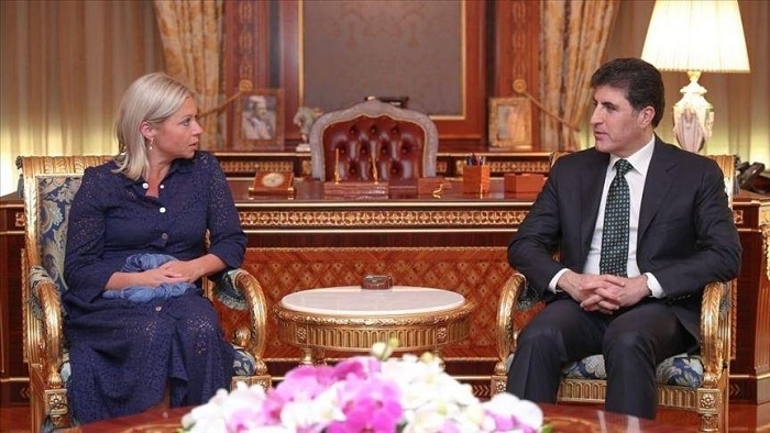 President Nechirvan Barzani meets with UN Special Representative Jeanine Hennis-Plasschaert