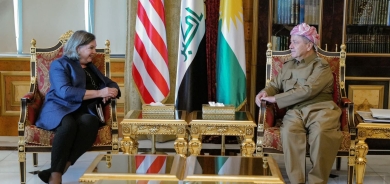 بارزاني ونولاند يشددان على التنسيق بين بغداد وأربيل والتحالف الدولي لمواجهة الإرهاب