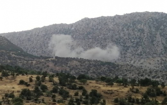 قصف صاروخي بواسطة مُسيرة يستهدف قرية تابعة لـ چمچمال