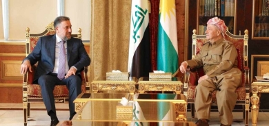 Kurdish Leader Masoud Barzani Meets Head of al-Siyada Coalition to Discuss Regional Developments