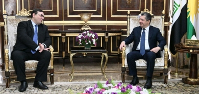 رئيس حكومة إقليم كوردستان يستقبل سفير النمسا لدى العراق