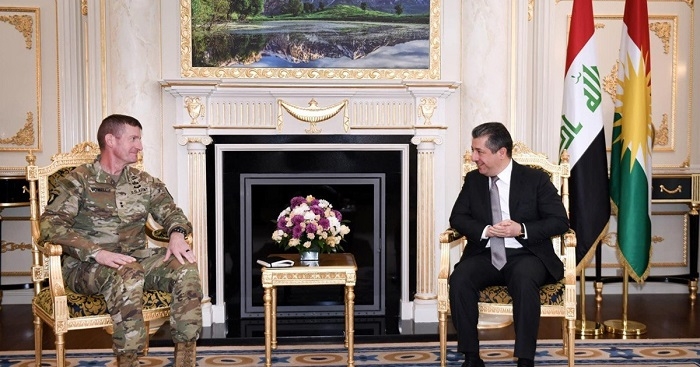 KRG Prime Minister Meets with Maj. Gen. Joel B. Vowell