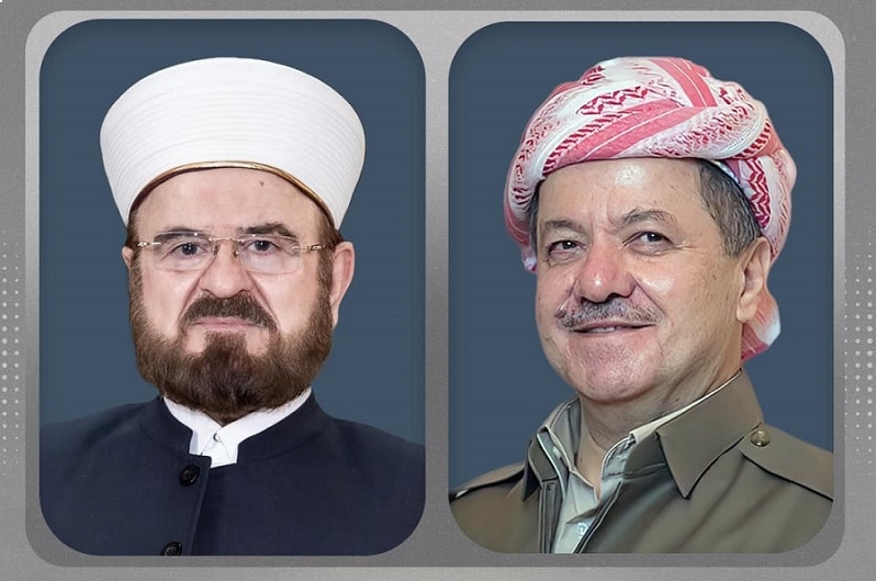 President Masoud Barzani Extends Congratulations to Dr. Ali Qaradaghi on his Election as Head of the World Union of Muslim Scholars