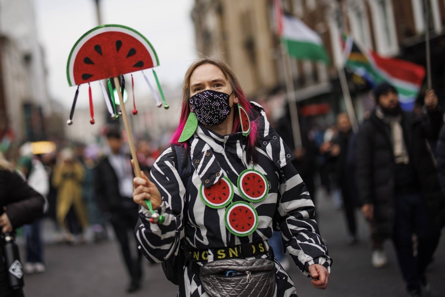 الآلاف يتظاهرون في واشنطن ولندن في «يوم التحرك العالمي» من أجل غزة