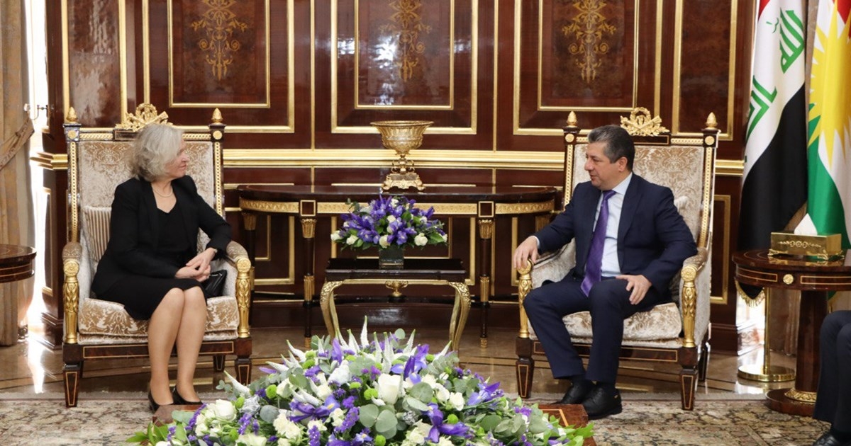 KRG Prime Minister Meets Finland's Ambassador to Iraq