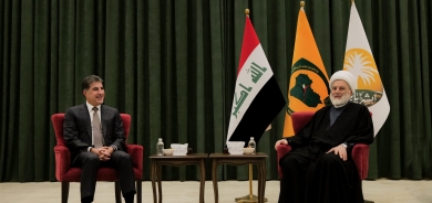 President Nechirvan Barzani meets with Leader of the Islamic Supreme Council of Iraq Humam Hammoudi