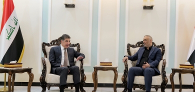 President Nechirvan Barzani meets with Alnahj National Alliance Secretary General Abdul Sadeh Al-Freji