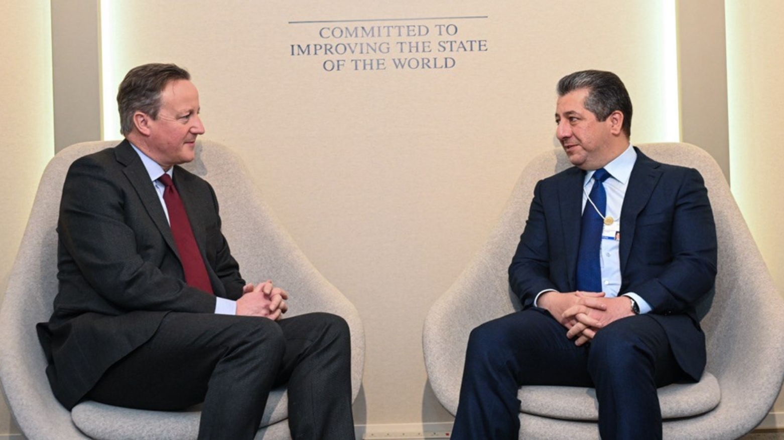 رئيس حكومة إقليم كوردستان يلتقي وزير خارجية المملكة المتحدة