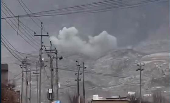 تركيا تقصف سفح جبل كورةجار بالقرب من شيلادزي