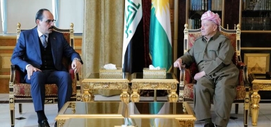 الرئيس مسعود بارزاني يستقبل رئيس الاستخبارات التركي، في أربيل