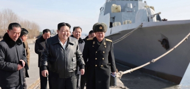 زعيم كوريا الشمالية يدعو إلى تعزيز الاستعداد الحربي للقوات البحرية