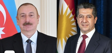 رئيس حكومة إقليم كوردستان يهنئ رئيس أذربيجان بفوزه بولاية جديدة