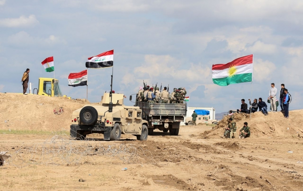 Joint Peshmerga and Iraqi Army Operation Targets IS Strongholds in Kirkuk Province