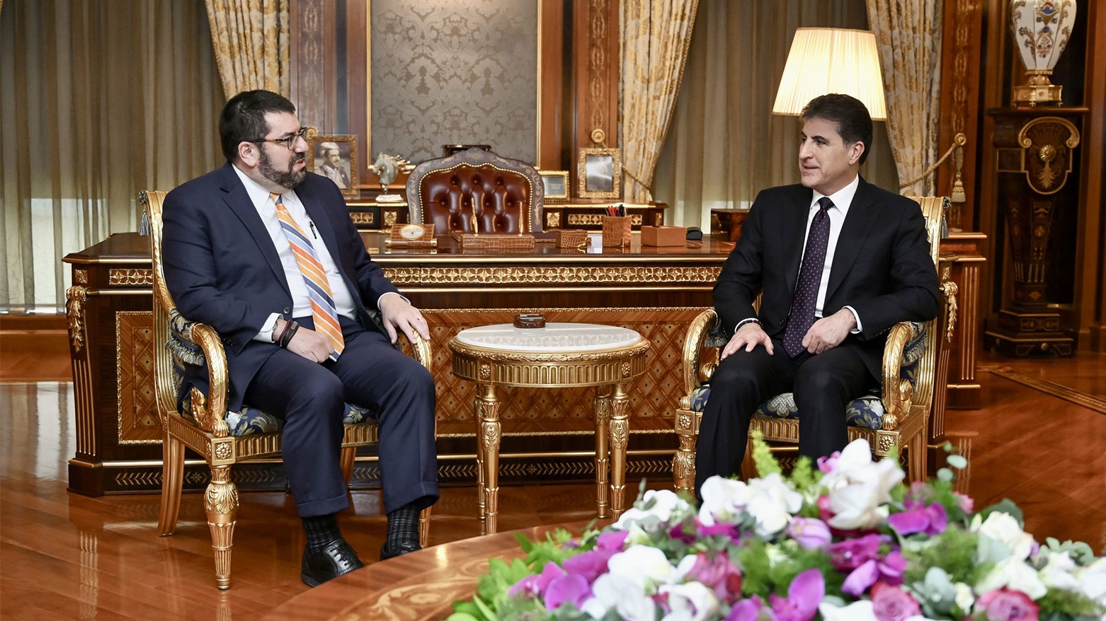 رئيس إقليم كوردستان يستقبل القائم بأعمال السفارة الأميركية في العراق