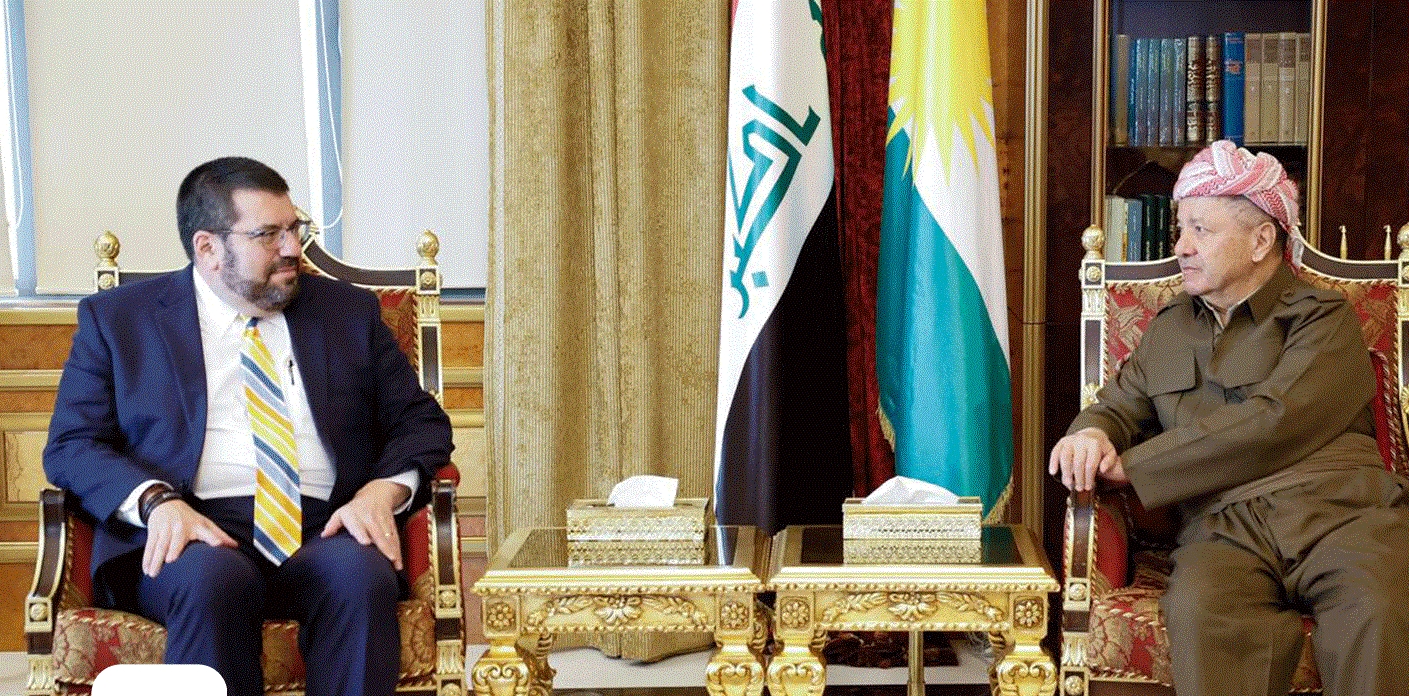 الرئيس بارزاني يستقبل القائم بأعمال السفارة الأمريكية في العراق